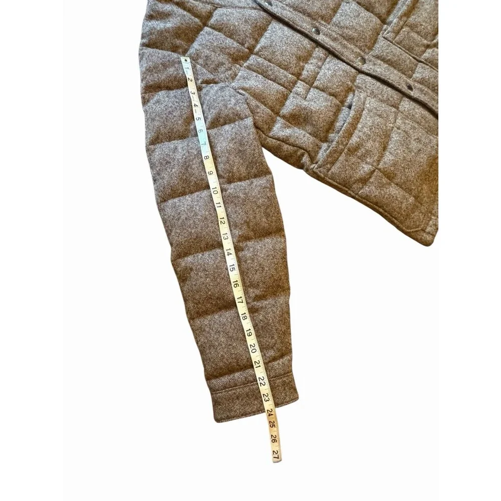 NEW $498 Todd Snyder New York Brown Tan Quilted Wool Cardigan Jacket Coat - Picture 5 of 13